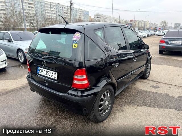 Черный Мерседес А класс, объемом двигателя 1.6 л и пробегом 210 тыс. км за 4500 $, фото 4 на Automoto.ua