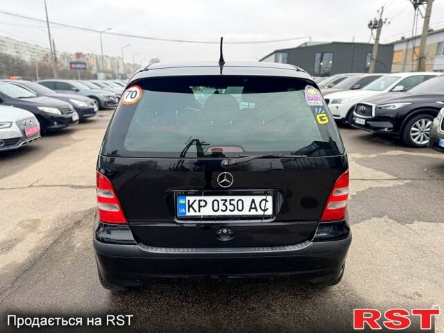 Чорний Мерседес А клас, об'ємом двигуна 1.6 л та пробігом 210 тис. км за 4500 $, фото 3 на Automoto.ua