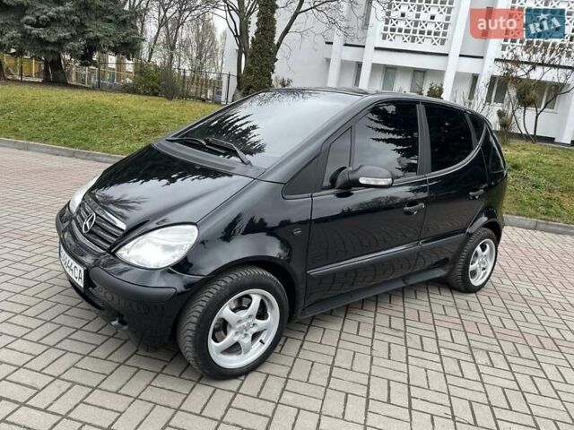 Черный Мерседес А класс, объемом двигателя 1.6 л и пробегом 79 тыс. км за 5950 $, фото 47 на Automoto.ua