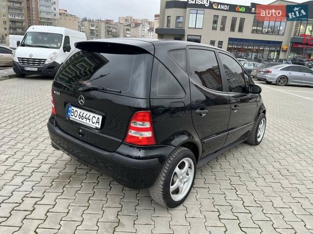 Черный Мерседес А класс, объемом двигателя 1.6 л и пробегом 79 тыс. км за 5950 $, фото 10 на Automoto.ua
