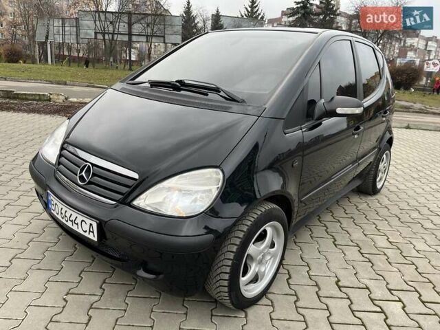 Черный Мерседес А класс, объемом двигателя 1.6 л и пробегом 79 тыс. км за 5950 $, фото 3 на Automoto.ua