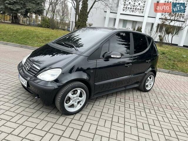 Черный Мерседес А класс, объемом двигателя 1.6 л и пробегом 79 тыс. км за 5950 $, фото 45 на Automoto.ua