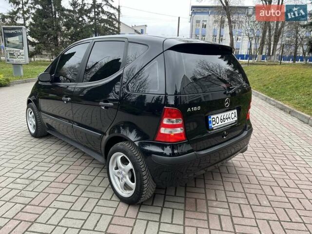 Черный Мерседес А класс, объемом двигателя 1.6 л и пробегом 79 тыс. км за 5950 $, фото 50 на Automoto.ua