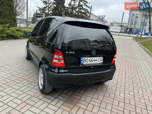 Черный Мерседес А класс, объемом двигателя 1.6 л и пробегом 79 тыс. км за 5950 $, фото 39 на Automoto.ua