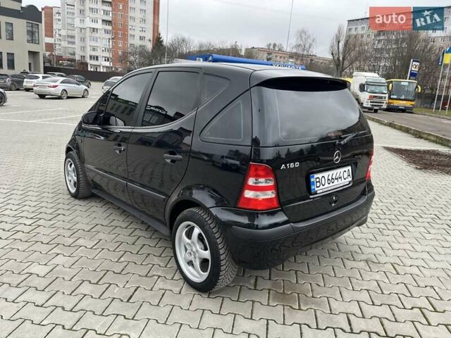 Черный Мерседес А класс, объемом двигателя 1.6 л и пробегом 79 тыс. км за 5950 $, фото 8 на Automoto.ua