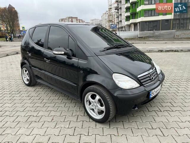 Черный Мерседес А класс, объемом двигателя 1.6 л и пробегом 79 тыс. км за 5950 $, фото 1 на Automoto.ua