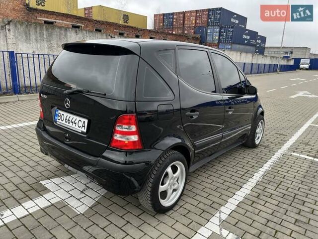 Черный Мерседес А класс, объемом двигателя 1.6 л и пробегом 79 тыс. км за 5950 $, фото 24 на Automoto.ua