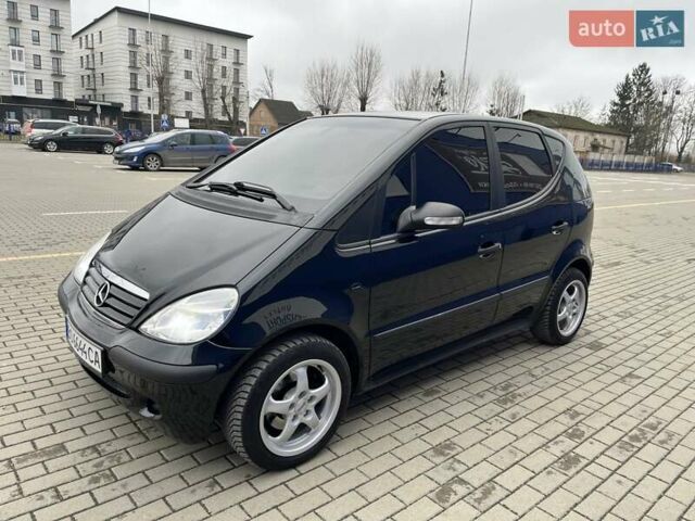 Черный Мерседес А класс, объемом двигателя 1.6 л и пробегом 79 тыс. км за 5950 $, фото 19 на Automoto.ua