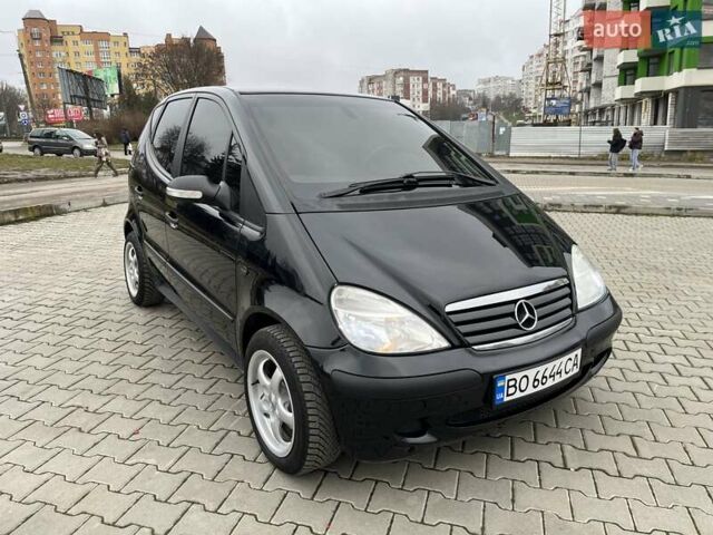 Черный Мерседес А класс, объемом двигателя 1.6 л и пробегом 79 тыс. км за 5950 $, фото 2 на Automoto.ua