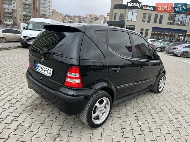 Черный Мерседес А класс, объемом двигателя 1.6 л и пробегом 79 тыс. км за 5950 $, фото 9 на Automoto.ua