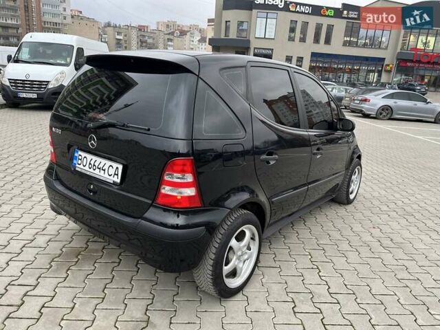 Черный Мерседес А класс, объемом двигателя 1.6 л и пробегом 79 тыс. км за 5950 $, фото 11 на Automoto.ua