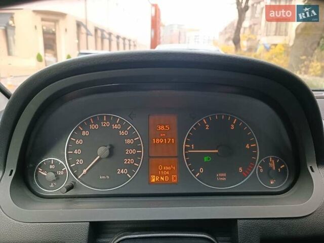 Черный Мерседес А класс, объемом двигателя 2 л и пробегом 189 тыс. км за 6200 $, фото 12 на Automoto.ua