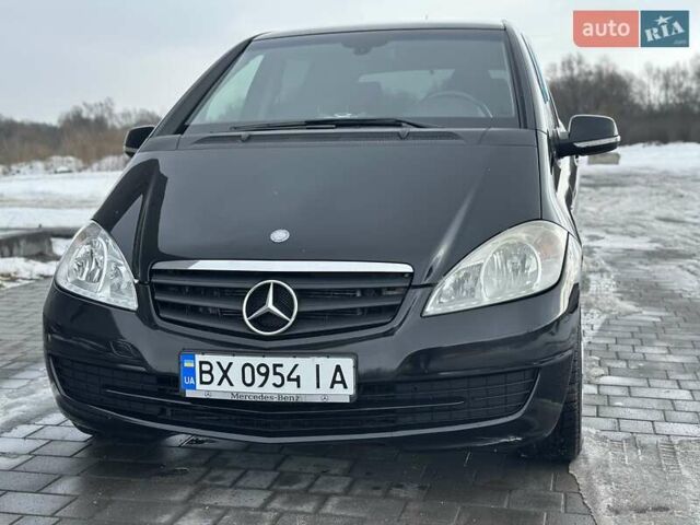 Чорний Мерседес А клас, об'ємом двигуна 2 л та пробігом 194 тис. км за 6300 $, фото 1 на Automoto.ua