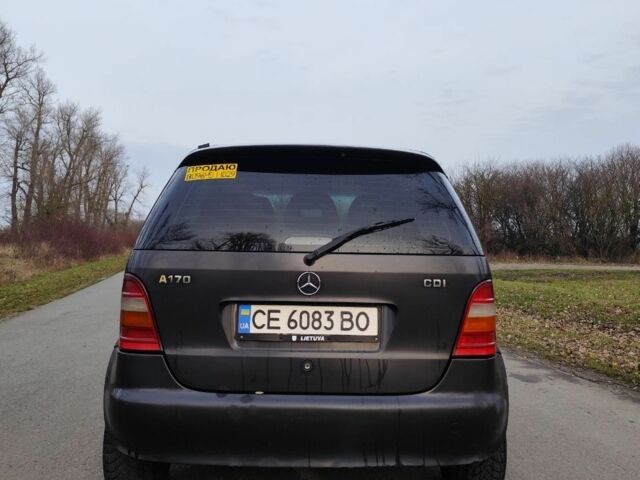 Черный Мерседес А класс, объемом двигателя 1.7 л и пробегом 197 тыс. км за 2200 $, фото 3 на Automoto.ua