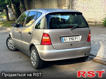 Сірий Мерседес А клас, об'ємом двигуна 1.4 л та пробігом 200 тис. км за 3750 $, фото 1 на Automoto.ua