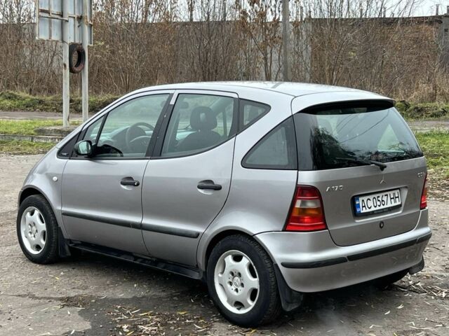Сірий Мерседес А клас, об'ємом двигуна 1.7 л та пробігом 190 тис. км за 2550 $, фото 8 на Automoto.ua