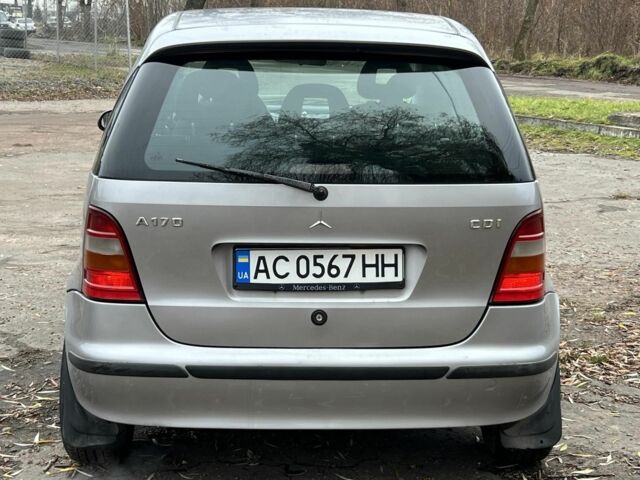 Сірий Мерседес А клас, об'ємом двигуна 1.7 л та пробігом 190 тис. км за 2550 $, фото 9 на Automoto.ua