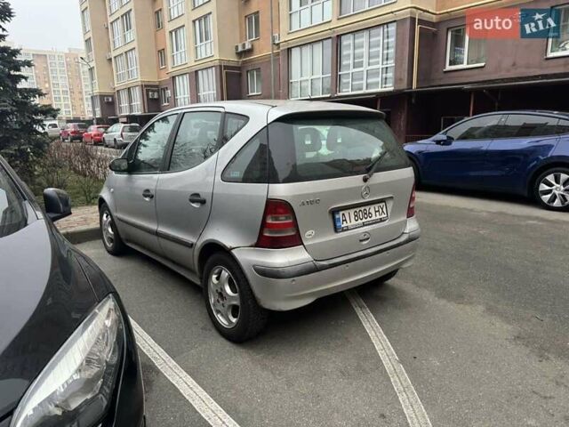 Сірий Мерседес А клас, об'ємом двигуна 1.6 л та пробігом 241 тис. км за 3000 $, фото 5 на Automoto.ua