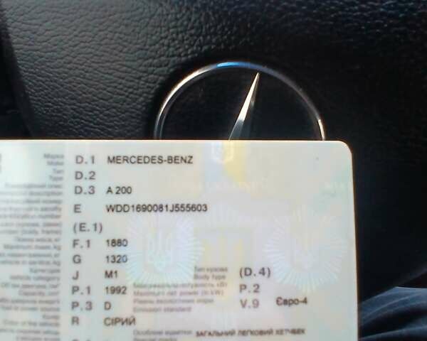 Серый Мерседес А класс, объемом двигателя 2 л и пробегом 357 тыс. км за 4100 $, фото 8 на Automoto.ua