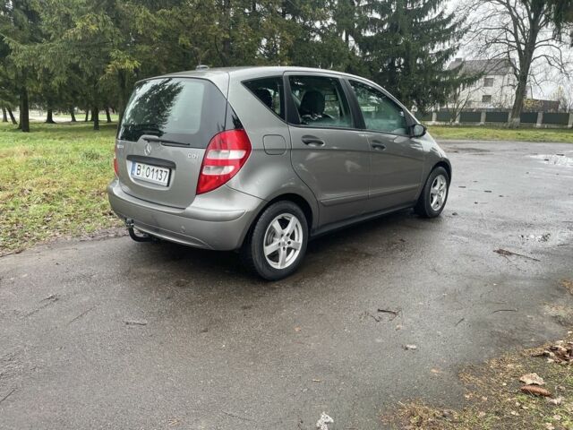 Сірий Мерседес А клас, об'ємом двигуна 2 л та пробігом 200 тис. км за 3513 $, фото 7 на Automoto.ua