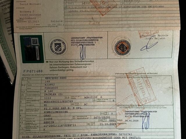 Серый Мерседес А класс, объемом двигателя 1.5 л и пробегом 140 тыс. км за 6300 $, фото 20 на Automoto.ua