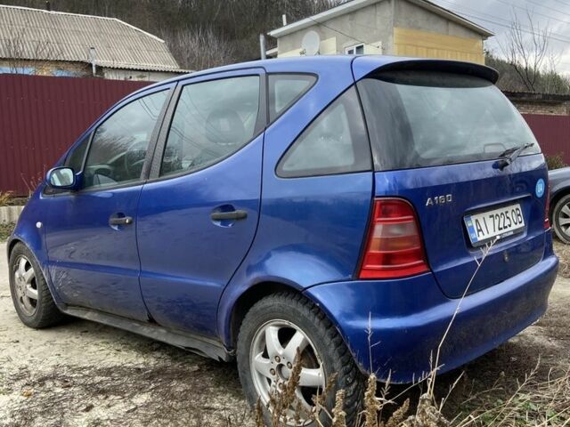 Синій Мерседес А клас, об'ємом двигуна 1.6 л та пробігом 155 тис. км за 2700 $, фото 3 на Automoto.ua