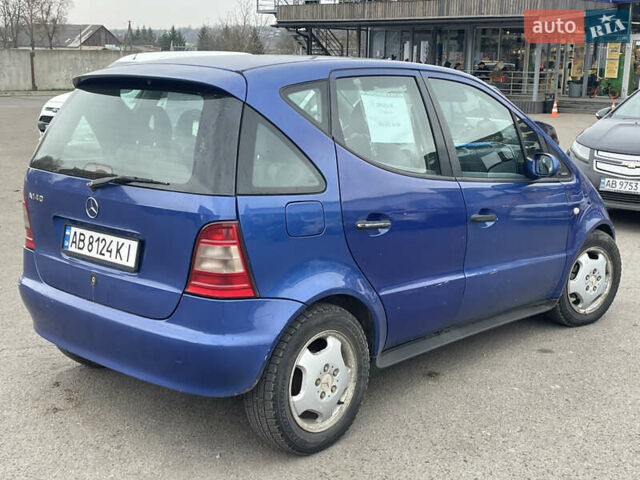 Синій Мерседес А клас, об'ємом двигуна 1.4 л та пробігом 200 тис. км за 2500 $, фото 4 на Automoto.ua