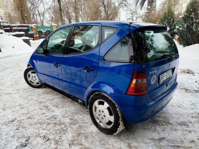 Синий Мерседес А класс, объемом двигателя 1.7 л и пробегом 180 тыс. км за 1550 $, фото 14 на Automoto.ua