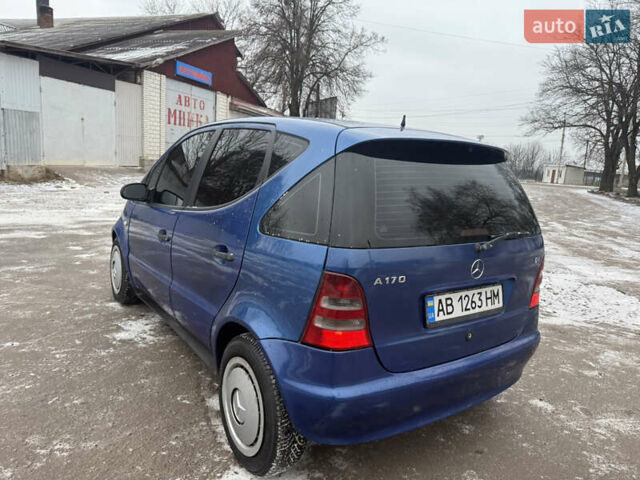 Синий Мерседес А класс, объемом двигателя 1.7 л и пробегом 200 тыс. км за 3000 $, фото 6 на Automoto.ua