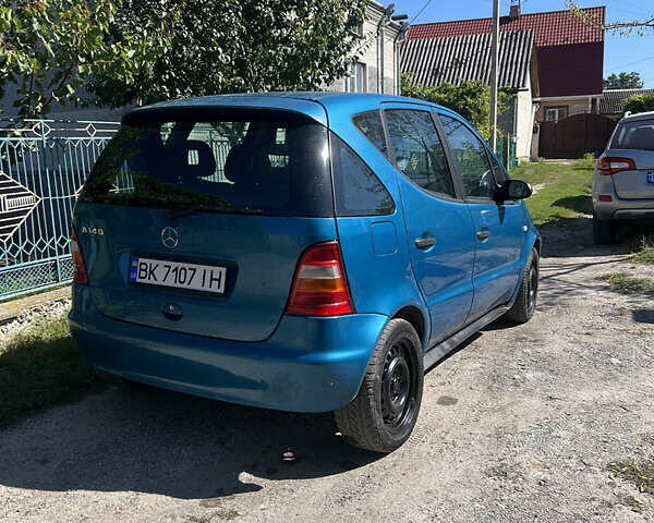 Синій Мерседес А клас, об'ємом двигуна 1.4 л та пробігом 190 тис. км за 3850 $, фото 2 на Automoto.ua