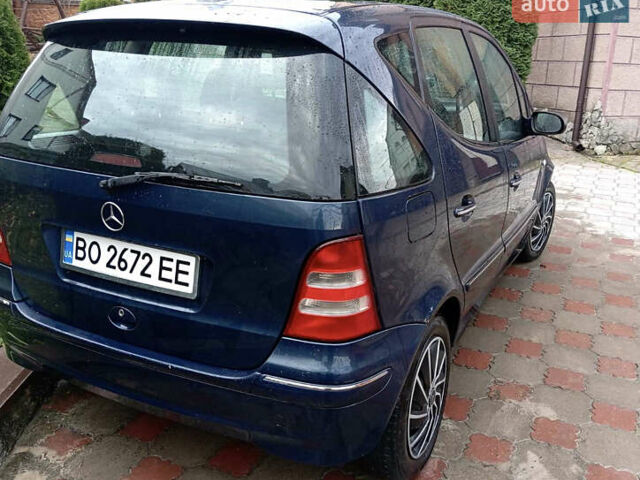 Синий Мерседес А класс, объемом двигателя 1.4 л и пробегом 235 тыс. км за 2950 $, фото 8 на Automoto.ua