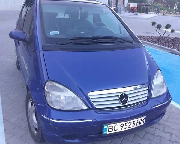 Синий Мерседес А класс, объемом двигателя 1.6 л и пробегом 245 тыс. км за 3800 $, фото 8 на Automoto.ua