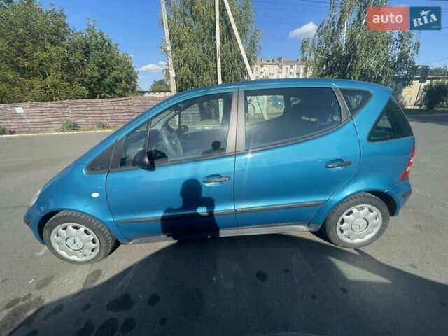 Синий Мерседес А класс, объемом двигателя 1.6 л и пробегом 246 тыс. км за 4300 $, фото 10 на Automoto.ua