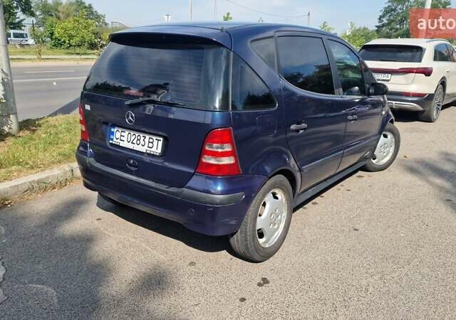 Мерседес А клас 2003 у Чернівцях на Automoto.ua Синій Мерседес А клас, об'ємом двигуна 1.69 л та пробігом 220 тис. км за 4900 $, фото 3 на Automoto.ua
