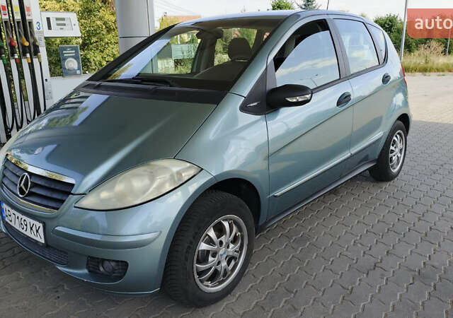 Синий Мерседес А класс, объемом двигателя 1.5 л и пробегом 120 тыс. км за 5500 $, фото 1 на Automoto.ua