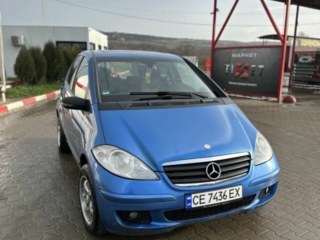 Синий Мерседес А класс, объемом двигателя 2 л и пробегом 320 тыс. км за 3900 $, фото 3 на Automoto.ua