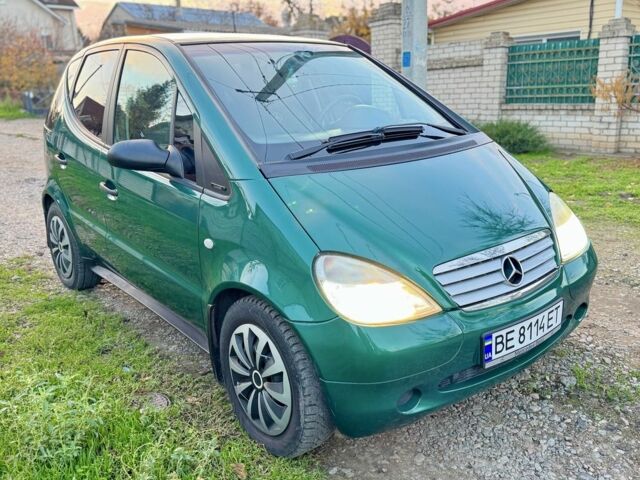 Зеленый Мерседес А класс, объемом двигателя 1.4 л и пробегом 246 тыс. км за 3750 $, фото 2 на Automoto.ua