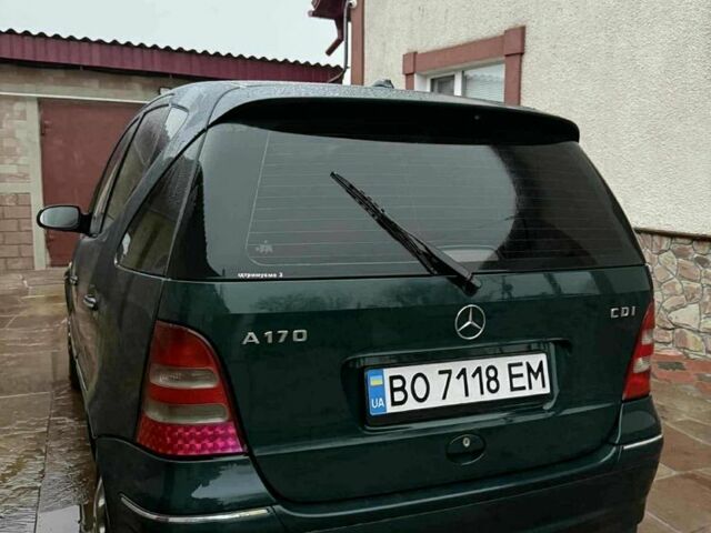 Зеленый Мерседес А класс, объемом двигателя 1.7 л и пробегом 215 тыс. км за 3299 $, фото 2 на Automoto.ua