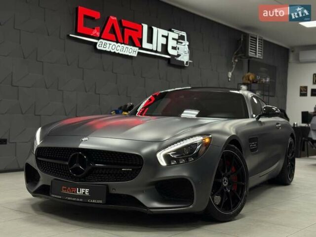 Серый Мерседес AMG GT, объемом двигателя 3.98 л и пробегом 70 тыс. км за 74500 $, фото 1 на Automoto.ua