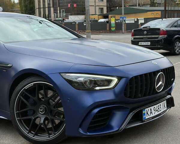 Синий Мерседес AMG GT, объемом двигателя 3.98 л и пробегом 69 тыс. км за 104000 $, фото 4 на Automoto.ua
