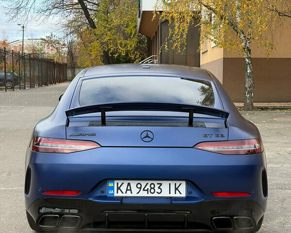 Синий Мерседес AMG GT, объемом двигателя 3.98 л и пробегом 69 тыс. км за 104000 $, фото 5 на Automoto.ua