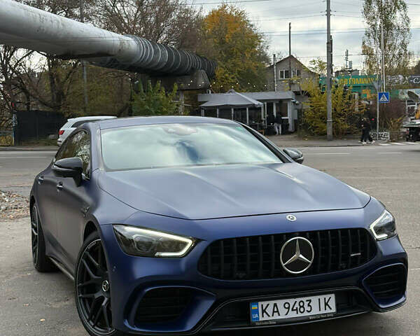 Синий Мерседес AMG GT, объемом двигателя 3.98 л и пробегом 69 тыс. км за 104000 $, фото 2 на Automoto.ua