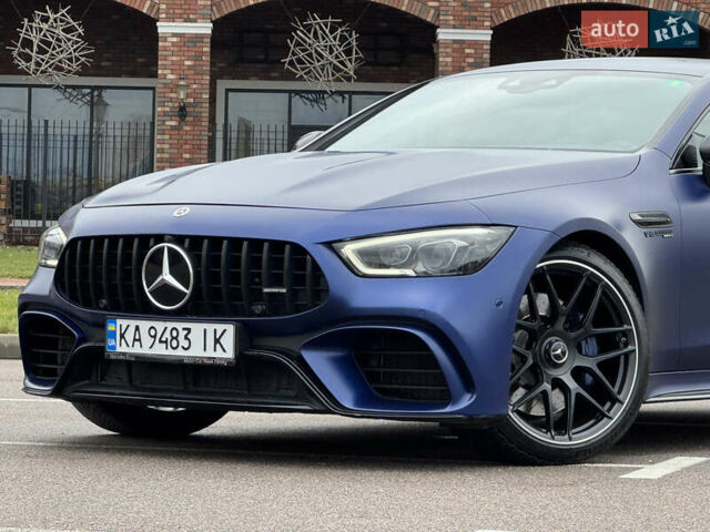 Синий Мерседес AMG GT, объемом двигателя 3.98 л и пробегом 70 тыс. км за 100000 $, фото 8 на Automoto.ua