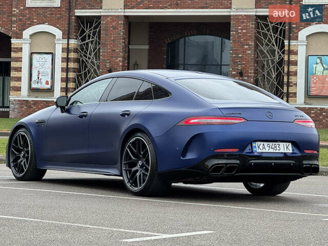 Синий Мерседес AMG GT, объемом двигателя 3.98 л и пробегом 70 тыс. км за 100000 $, фото 5 на Automoto.ua