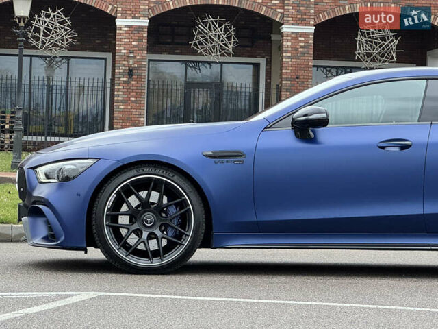Синий Мерседес AMG GT, объемом двигателя 3.98 л и пробегом 70 тыс. км за 100000 $, фото 3 на Automoto.ua