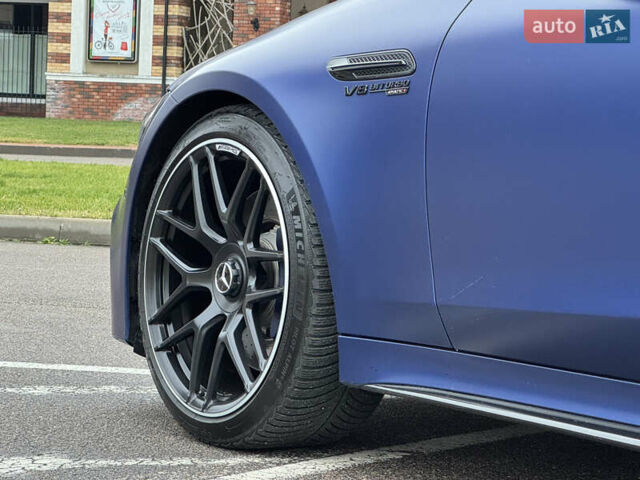Синий Мерседес AMG GT, объемом двигателя 3.98 л и пробегом 70 тыс. км за 100000 $, фото 12 на Automoto.ua