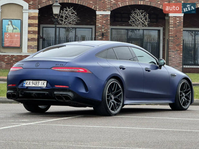 Синий Мерседес AMG GT, объемом двигателя 3.98 л и пробегом 70 тыс. км за 100000 $, фото 7 на Automoto.ua