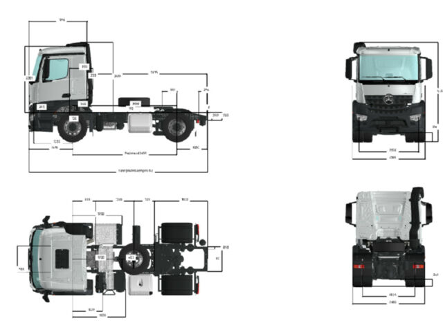 купити нове авто Мерседес AROCS 2023 року від офіційного дилера Автомобільный центр АТЛАНТ Мерседес фото