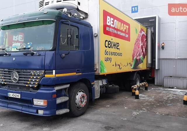 Синий Мерседес Актрос, объемом двигателя 11.95 л и пробегом 577 тыс. км за 16900 $, фото 1 на Automoto.ua