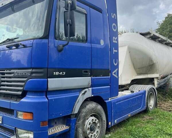 Синий Мерседес Актрос, объемом двигателя 12 л и пробегом 1000 тыс. км за 9900 $, фото 2 на Automoto.ua